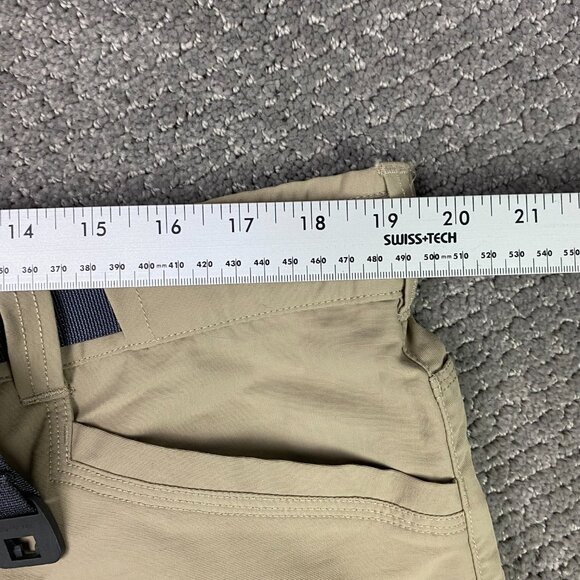 The North Face Convertible Cargo Pants Men's XL Khaki Hiking Outdoor Belt Belted - Picture 12 of 16